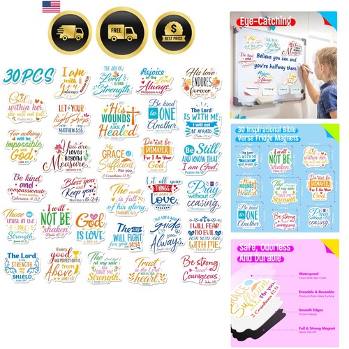 30pcs bible verse fridge - verse,