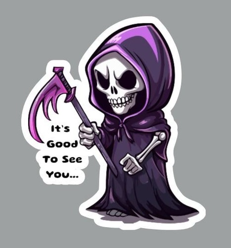 Grim reaper die - grim, cut