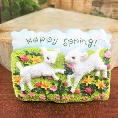 Vintage frolicking lambs - vintage,
